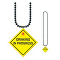 Beads w/ Flashing "Drinking In Progress" Medallion